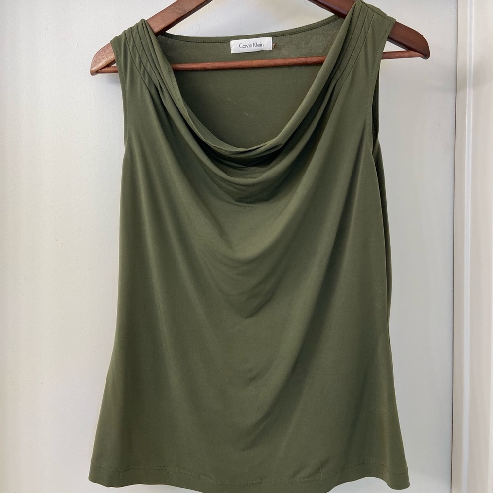 Calvin Klein Cowl Neck Top